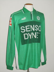 KFC Lommel SK 1999-00 Home shirt MATCH ISSUE/WORN #4 Michel Noben *signed*