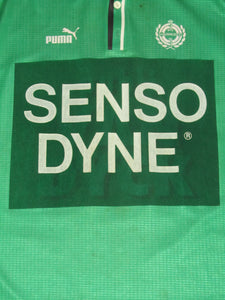 KFC Lommel SK 1999-00 Home shirt MATCH ISSUE/WORN #4 Michel Noben *signed*