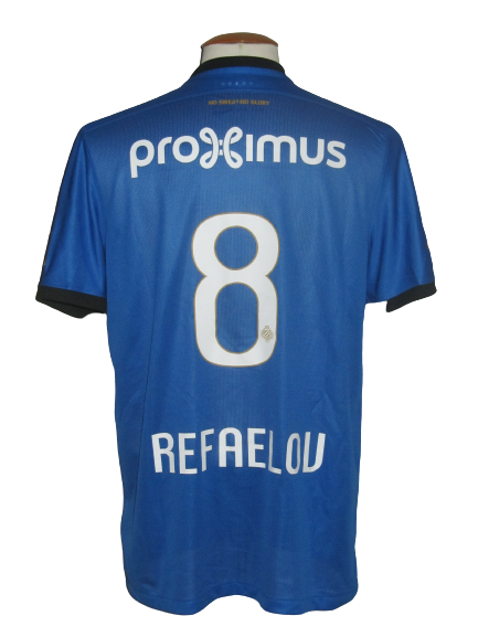 Club Brugge 2016-17 Home shirt MATCH PREPARED #8 Lior Refaelov vs KRC Genk