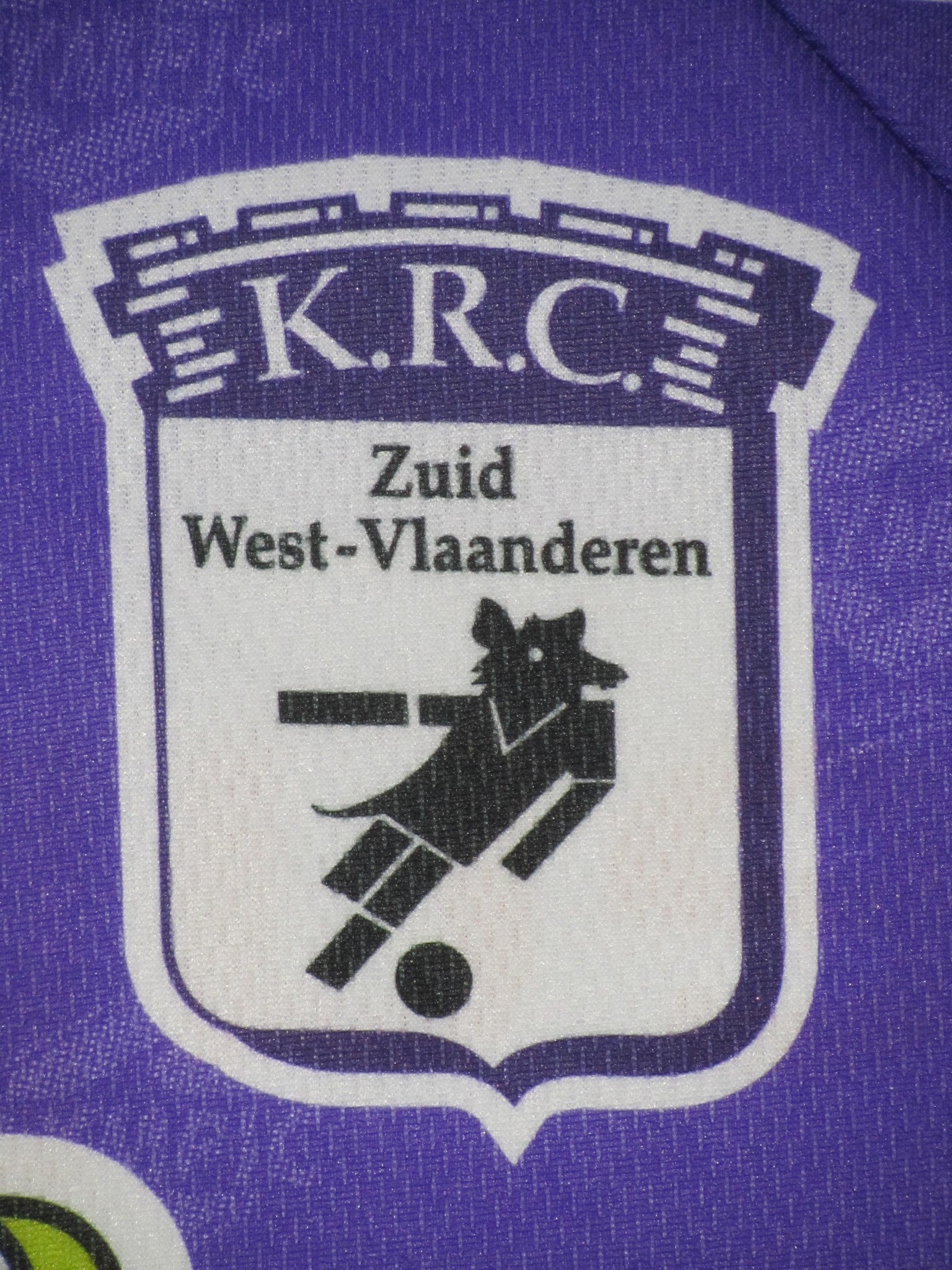 KRC ZuidWestVlaanderen 200102 Home shirt MATCH ISSUE/WORN 15 Bozod