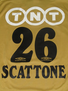Standard Luik 2005-06 Fourth shirt MATCH ISSUE/WORN #26 Devy Scattone