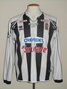 RCS Charleroi 2005-06 Home shirt MATCH ISSUE/WORN #6 Sébastien Chabaud