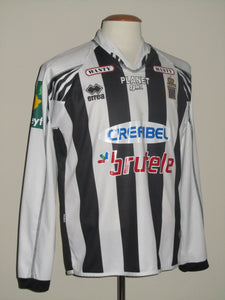 RCS Charleroi 2005-06 Home shirt MATCH ISSUE/WORN #6 Sébastien Chabaud