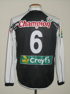 RCS Charleroi 2005-06 Home shirt MATCH ISSUE/WORN #6 Sébastien Chabaud