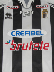 RCS Charleroi 2005-06 Home shirt MATCH ISSUE/WORN #6 Sébastien Chabaud