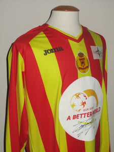 KV Mechelen 2010-11 Better World shirt MATCH PREPARED #10 Abdul-Yakuni Iddi vs KV Kortrijk
