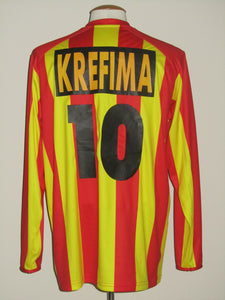 KV Mechelen 2010-11 Better World shirt MATCH PREPARED #10 Abdul-Yakuni Iddi vs KV Kortrijk