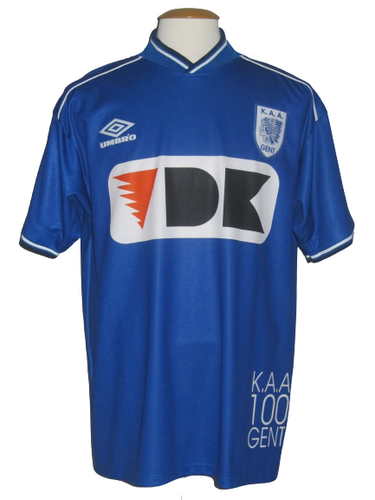 KAA Gent 2000-01 Home shirt MATCH ISSUE #26