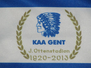 KAA Gent 2012-13 Home shirt MATCH ISSUE #13 Mamoutou N'Diaye vs Standard "Jules Ottenstadion 1920-2013"