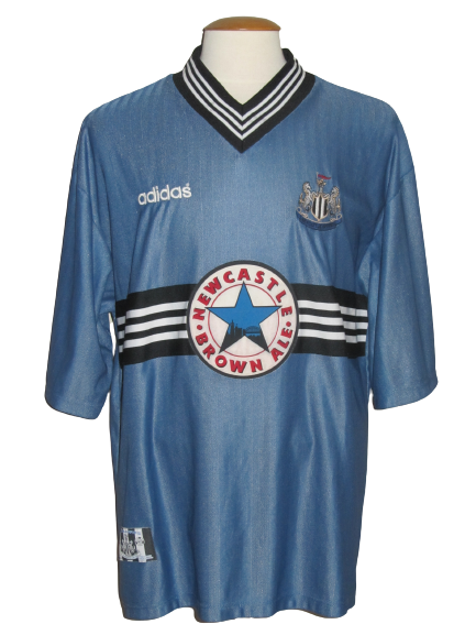 NEWCASTLE UNITED AWAY FOOTBALL SHIRT 1996/97