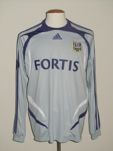 RSC Anderlecht 2007-08 Away shirt UEFA CUP MATCH ISSUE/WORN #36 Jonathan Legear