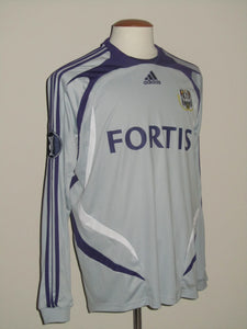 RSC Anderlecht 2007-08 Away shirt UEFA CUP MATCH ISSUE/WORN #36 Jonathan Legear