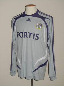 RSC Anderlecht 2007-08 Away shirt UEFA CUP MATCH ISSUE/WORN #36 Jonathan Legear