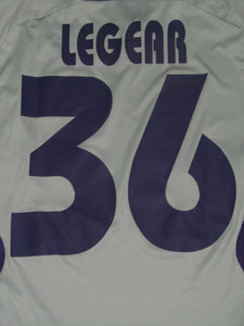 RSC Anderlecht 2007-08 Away shirt UEFA CUP MATCH ISSUE/WORN #36 Jonathan Legear