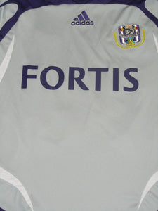 RSC Anderlecht 2007-08 Away shirt UEFA CUP MATCH ISSUE/WORN #36 Jonathan Legear