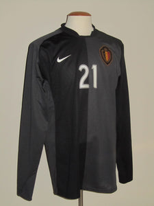 Rode Duivels 2006-08 Qualifiers Keeper shirt L *mint*