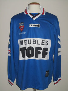 Royal Excel Mouscron 1999-00 Away shirt MATCH ISSUE/WORN #20 Gonzague van Dooren