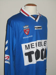 Royal Excel Mouscron 1999-00 Away shirt MATCH ISSUE/WORN #20 Gonzague van Dooren