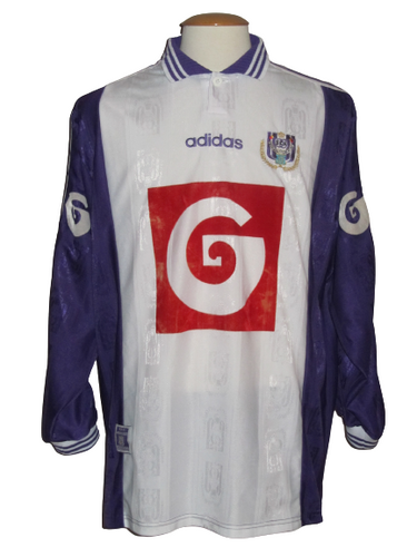 RSC Anderlecht 1997-98 Home shirt L/S PLAYER ISSUE #7