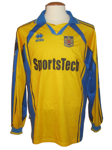 KSK Beveren 2004-05 Home shirt MATCH ISSUE/WORN UEFA Cup #8 Sydou Badjan Kanté vs Heerenveen