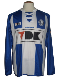 KAA Gent 2014-15 Home shirt MATCH ISSUE/WORN # 23 Lasse Nielsen