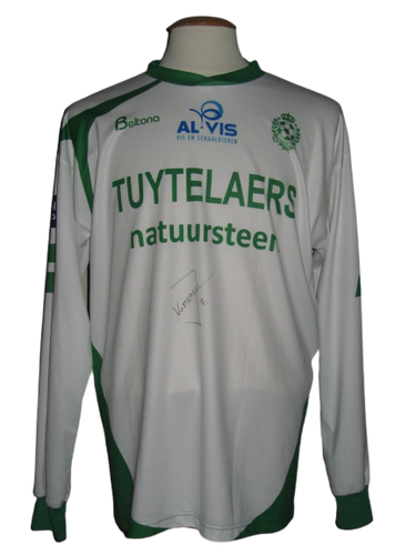 KFC Dessel Sport 2013-14 Home shirt MATCH WORN #7 Wouter Vosters