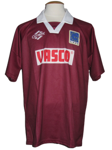 KRC Genk 1998-99 Away shirt MATCH ISSUE/WORN UEFA Cup #9 Souleymane Oulare
