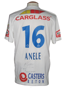 KRC Genk 2011-12 Away shirt MATCH WORN #16 Anele Ngcongca
