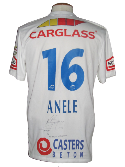 KRC Genk 2011-12 Away shirt MATCH WORN #16 Anele Ngcongca