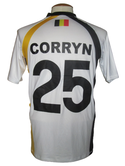 KSC Lokeren 2012-13 Home shirt MATCH PREPARED Europa League #25 Alexander Corryn vs Victoria Plzn