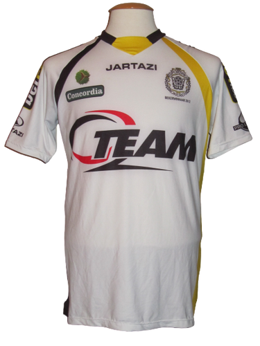 KSC Lokeren 2012-13 Home shirt MATCH WORN #6 Tsholola TIKO