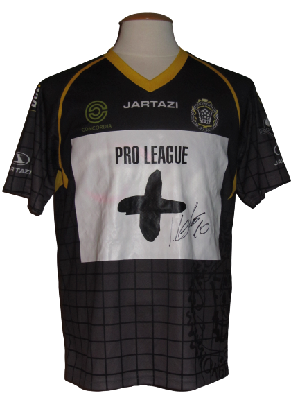 KSC Lokeren 2013-14 Away shirt MATCH PREPARED vs KV Oostende #10 Ivan Leko