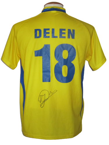 KVC Westerlo 2011-12 Home shirt MATCH ISSUE/WORN #18 Jef 