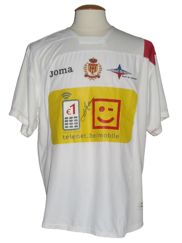 KV Mechelen 2009-10 Away shirt MATCH ISSUE #4 Jeroen Mellemans vs KV Kortrijk