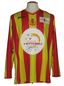 KV Mechelen 2010-11 Better World shirt MATCH PREPARED #10 Abdul-Yakuni Iddi vs KV Kortrijk