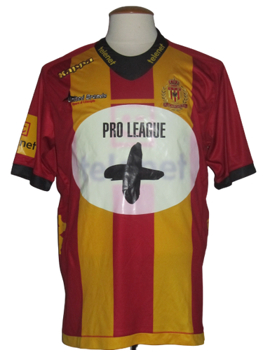 KV Mechelen 2013-14 Pro League shirt MATCH PREPARED #16 Viktor Prodell vs Lierse SK