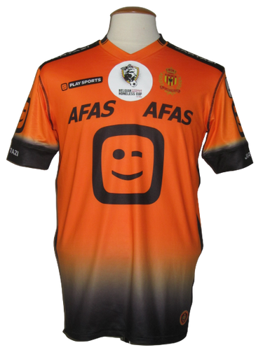 KV Mechelen 2017-18 Homeless Cup shirt MATCH PREPARED #35 Silvère Ganvoula vs KSC Lokeren