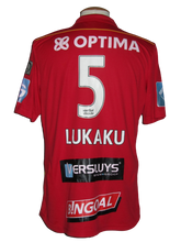 Load image into Gallery viewer, KV Oostende 2015-16 Home shirt MATCH WORN #5 Jordan Lukaku