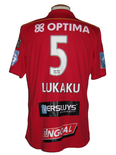 KV Oostende 2015-16 Home shirt MATCH WORN #5 Jordan Lukaku