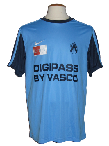 Kortrijk KV 2009-10 Away shirt MATCH ISSUE/WORN David Vandenbroeck #2