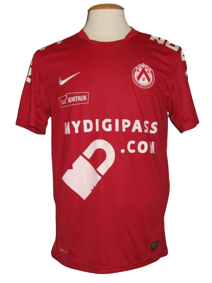 Kortrijk KV 2012-13 Home shirt MATCH WORN Romain Reynaud #29