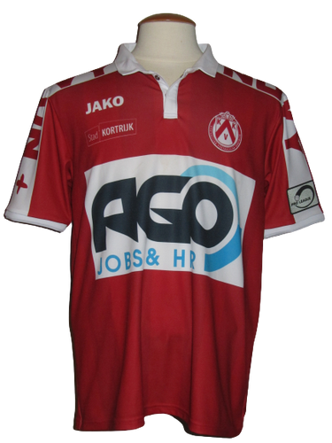 Kortrijk KV 2016-17 Home shirt MATCH WORN #20 Jovan Stojanović