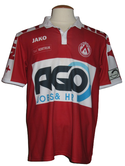 Kortrijk KV 2016-17 Home shirt MATCH WORN #20 Jovan Stojanović