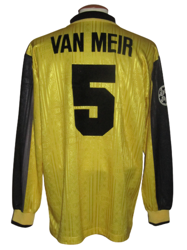 Lierse SK 1997-98 Home shirt MATCH WORN Champions League #5 Eric Van Meir vs Sporting Lissabon