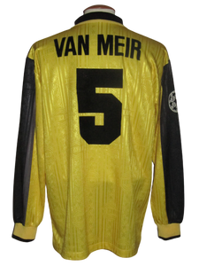 Lierse SK 1997-98 Home shirt MATCH WORN Champions League #5 Eric Van Meir vs Sporting Lissabon