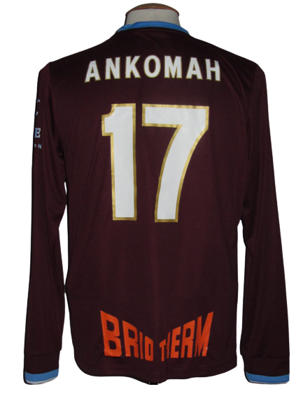 Lierse SK 2014-15 Away shirt MATCH ISSUE/WORN #17 Charles Ankomah