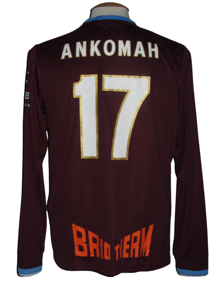 Lierse SK 2014-15 Away shirt MATCH WORN #17 Charles Ankomah