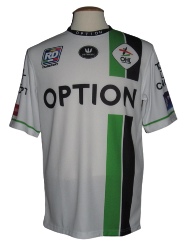 Oud-Heverlee Leuven 2014-15 Home shirt MATCH ISSUE/WORN #25 Nicolas Delporte
