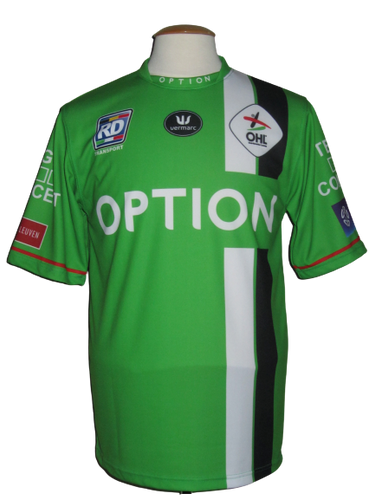Oud-Heverlee Leuven 2014-15 Keeper shirt MATCH WORN #21 Nick Gillekens