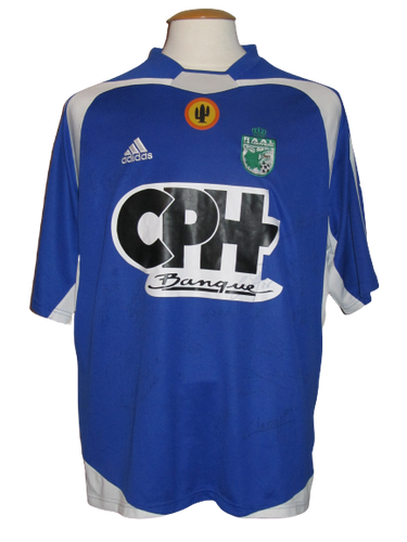 RAAL La Louvière 2004-05 Away shirt MATCH WORN #10 Wagneau Eloi